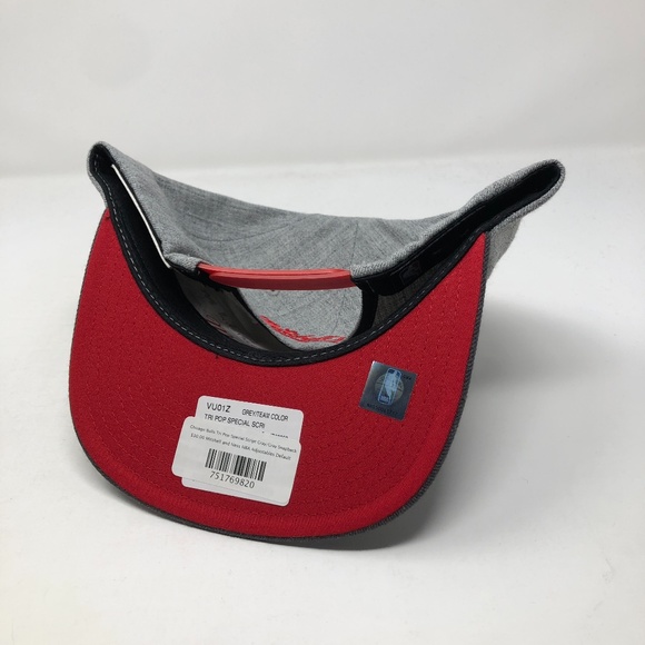 Chicago Bulls Mitchell & Ness Snapback Hat Cap - Picture 5 of 6